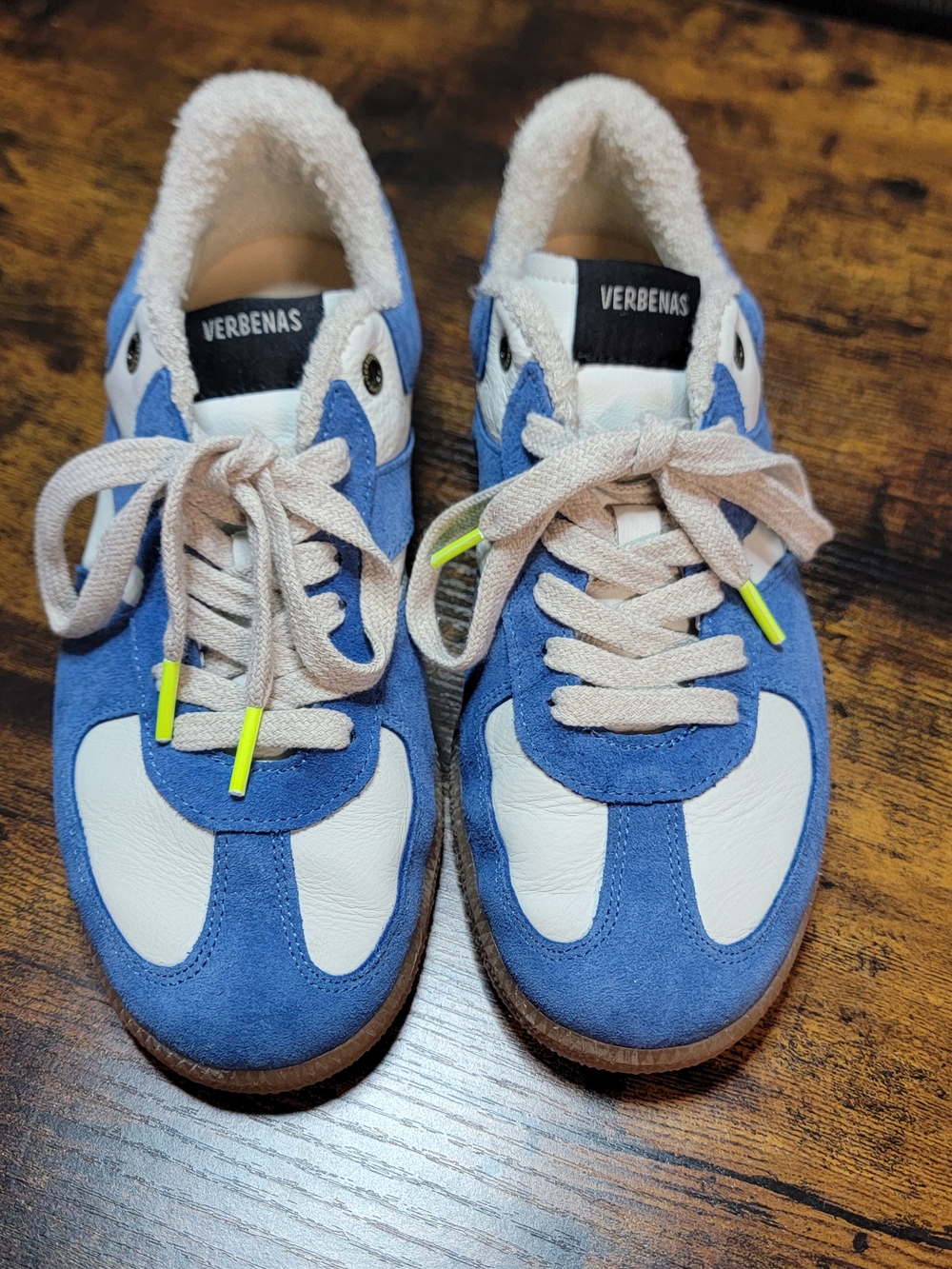 VERBENAS Sora Sneakers In Blue And White Size 38